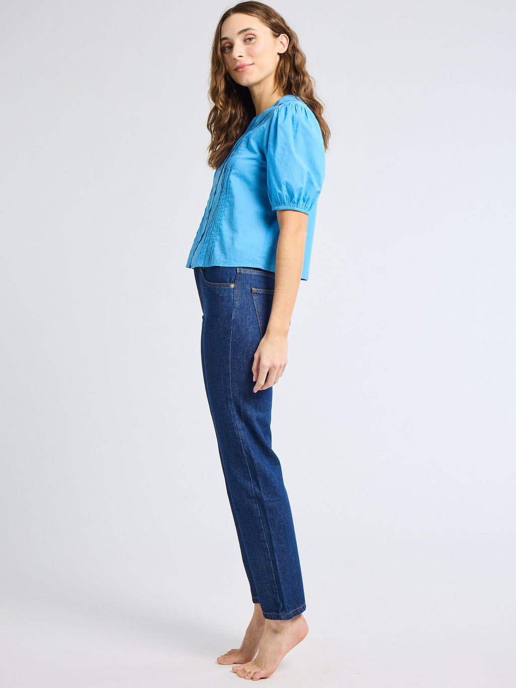 Harriet Top in Cendre Blue