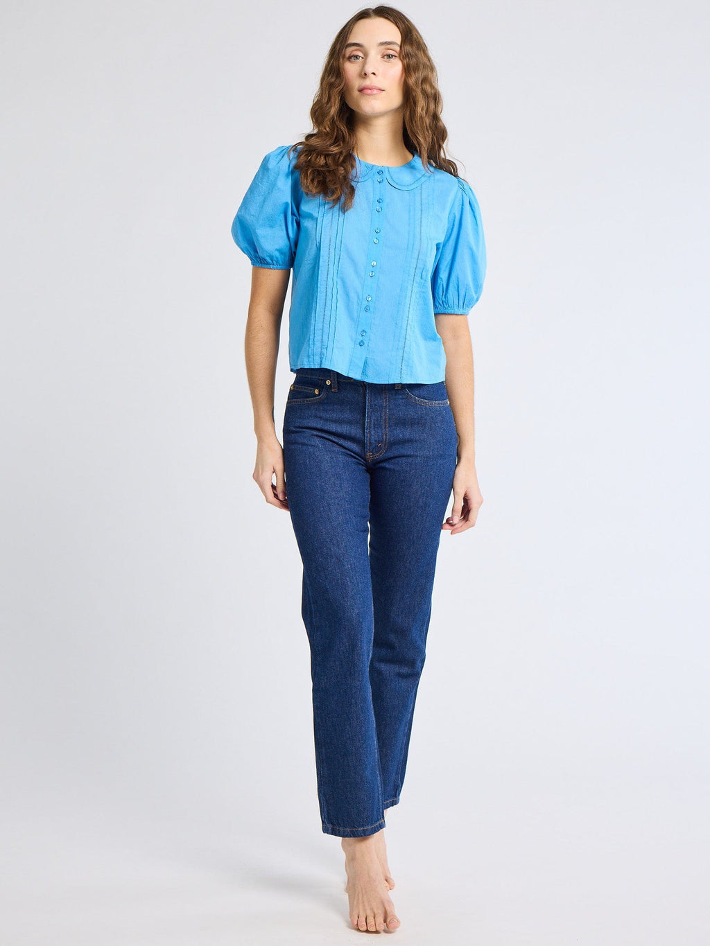 Harriet Top in Cendre Blue