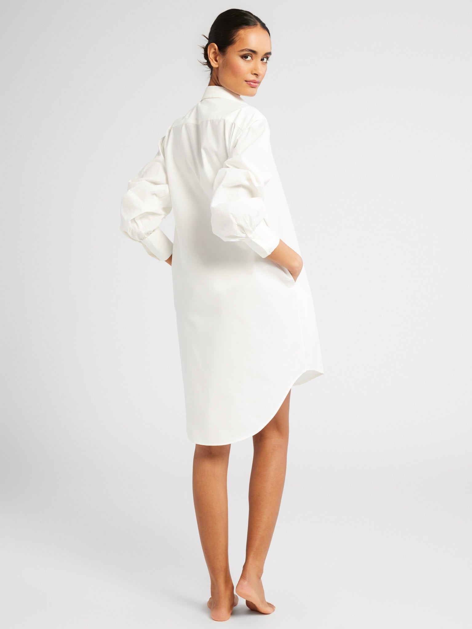 Holly Mini Dress in White