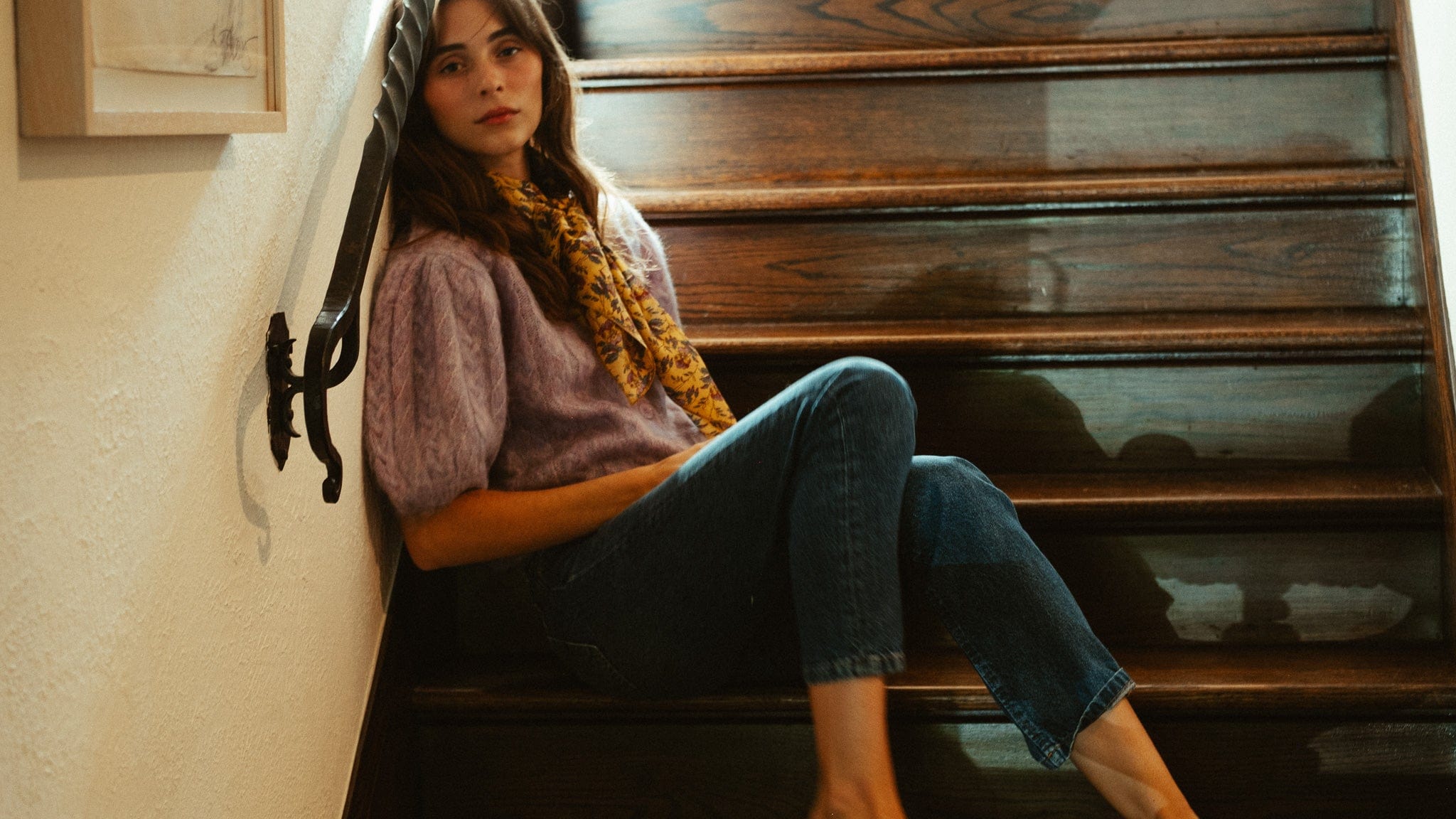 Isa Cardigan in Lilac