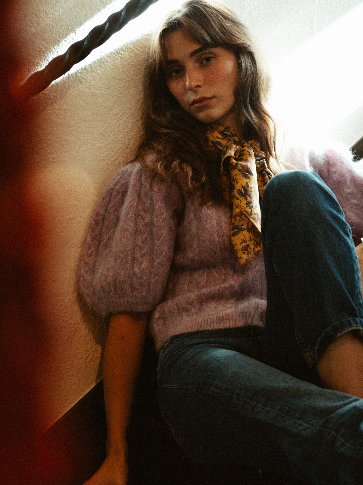 Isa Cardigan in Lilac