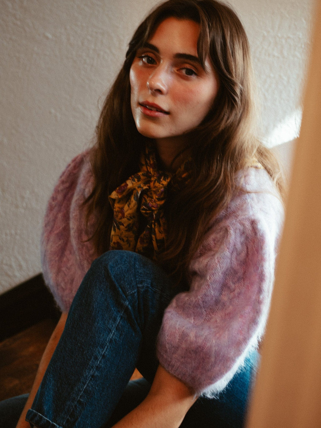 Isa Cardigan in Lilac