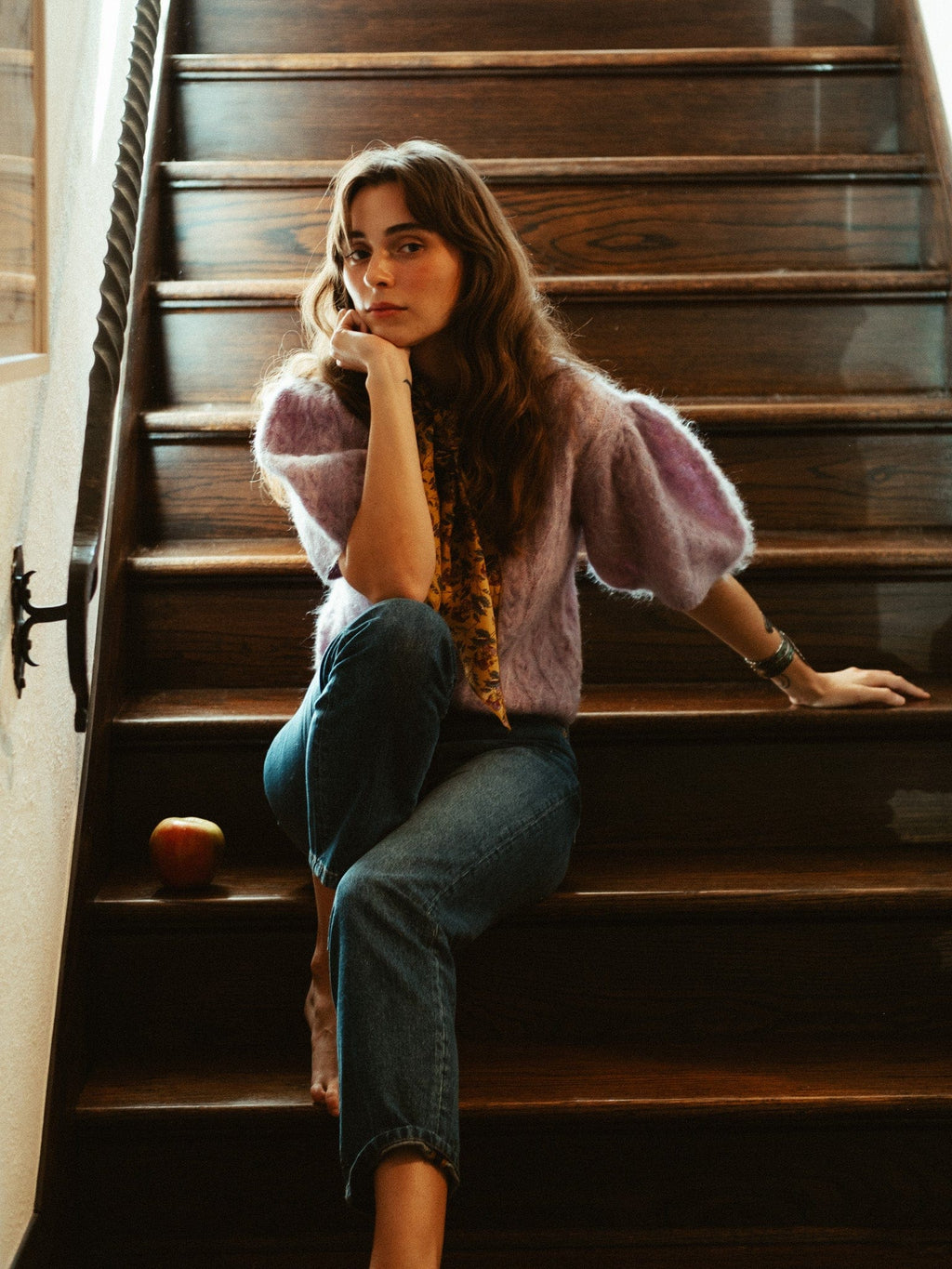 Isa Cardigan in Lilac