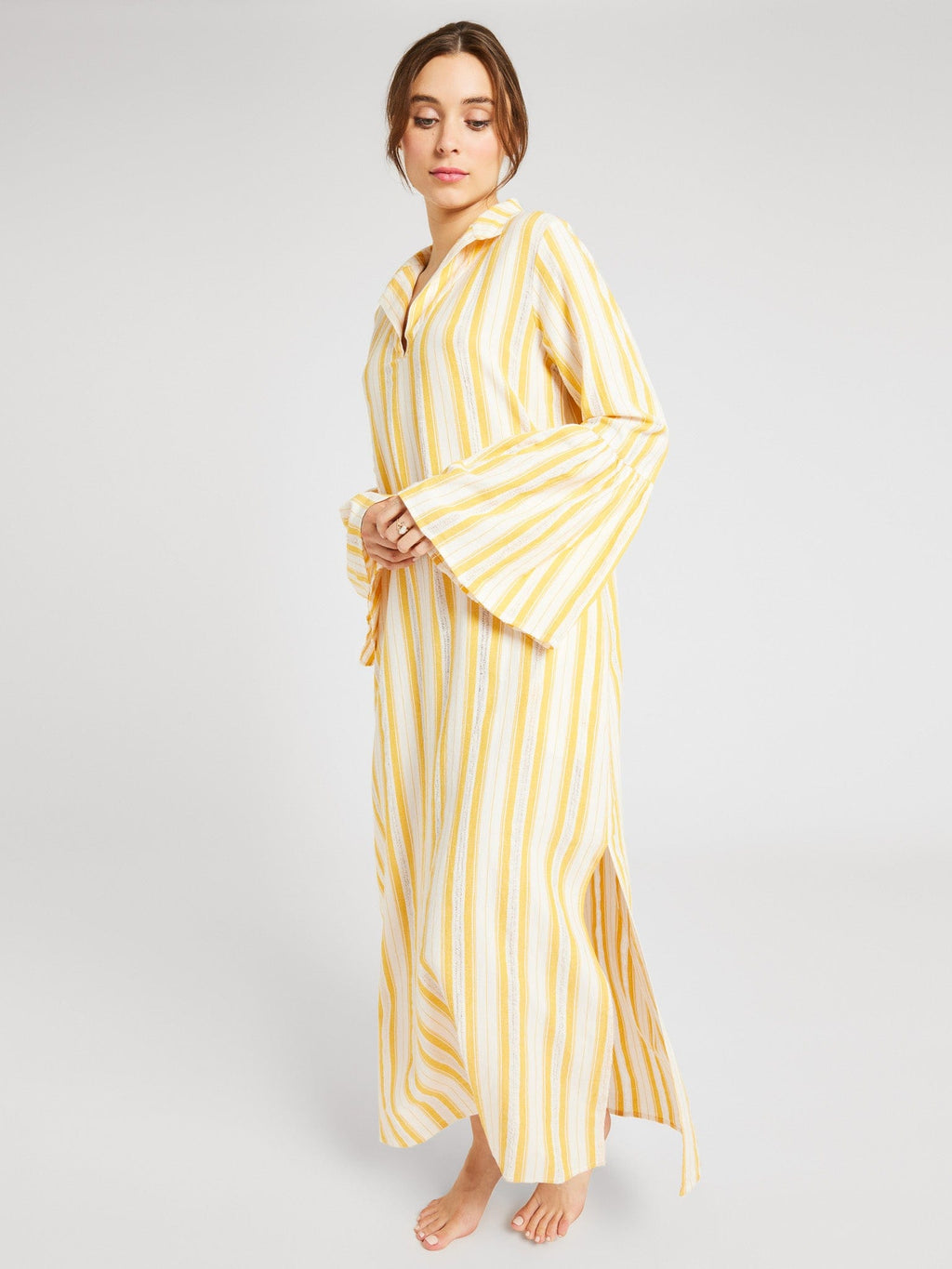 Jacqueline Dress in Citrus Stripe