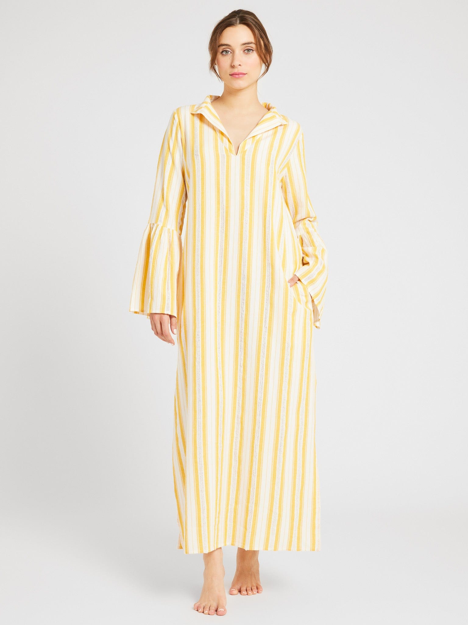 Jacqueline Dress in Citrus Stripe