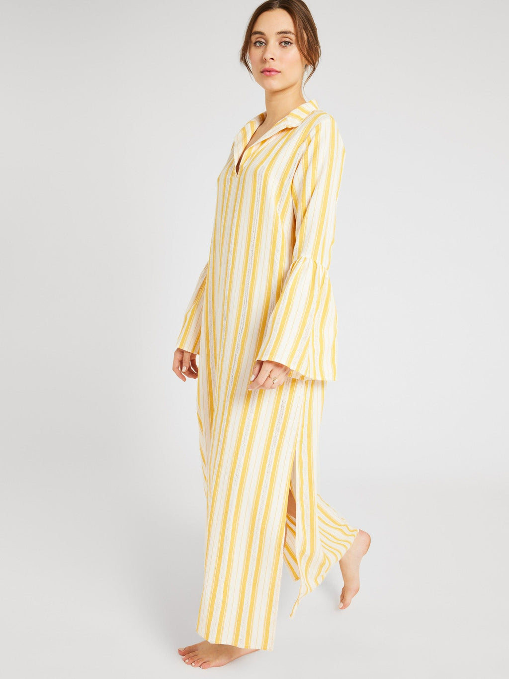 Jacqueline Dress in Citrus Stripe