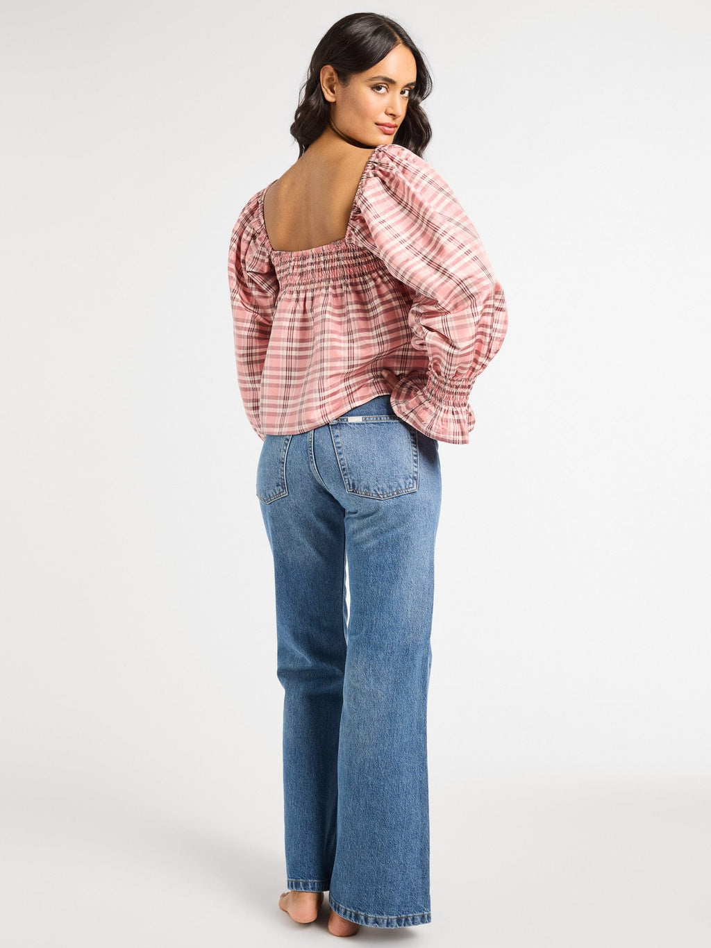 Jesse Top in Sugarplum Taffeta