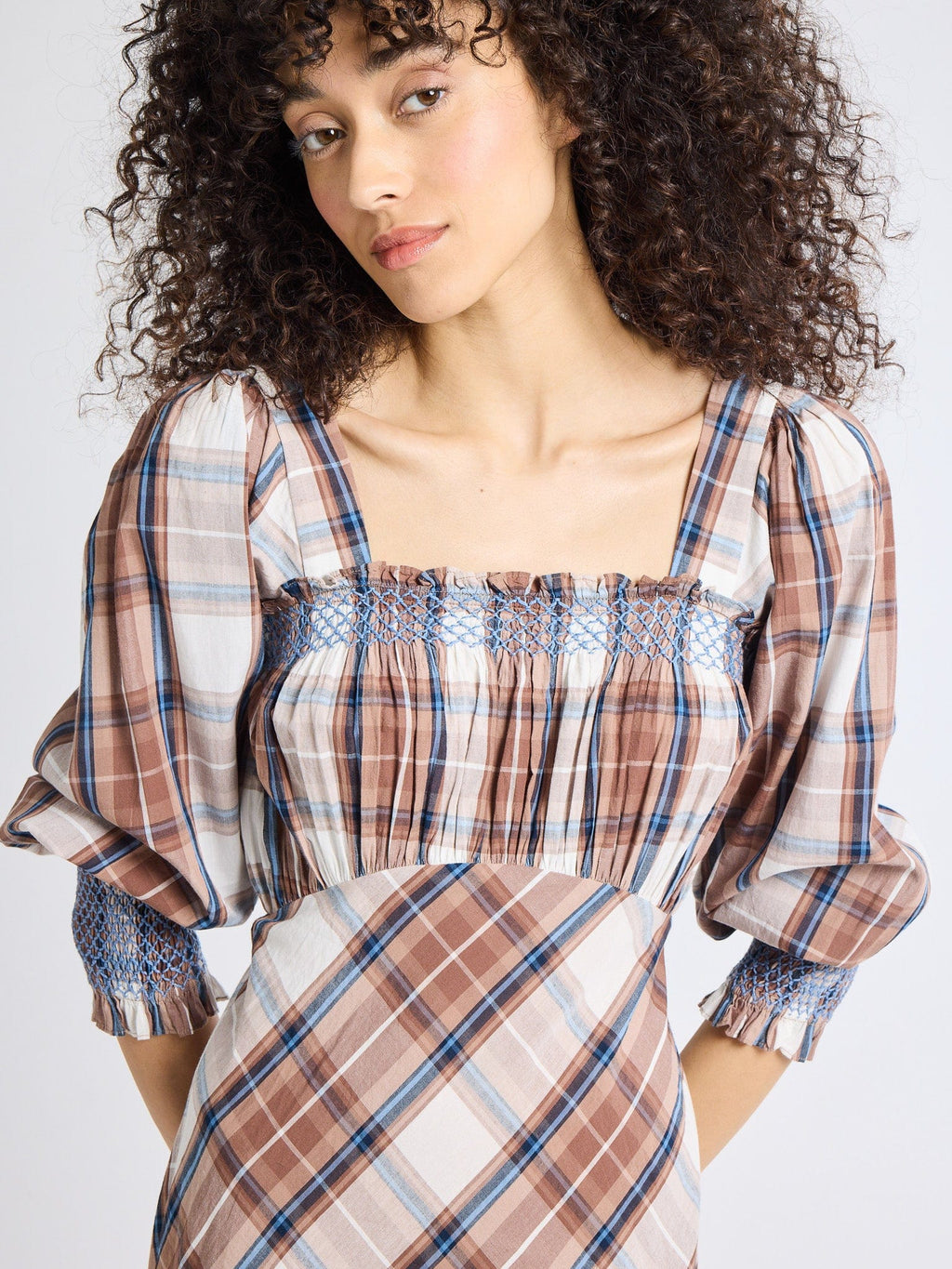 Joan Dress in Highland Plaid