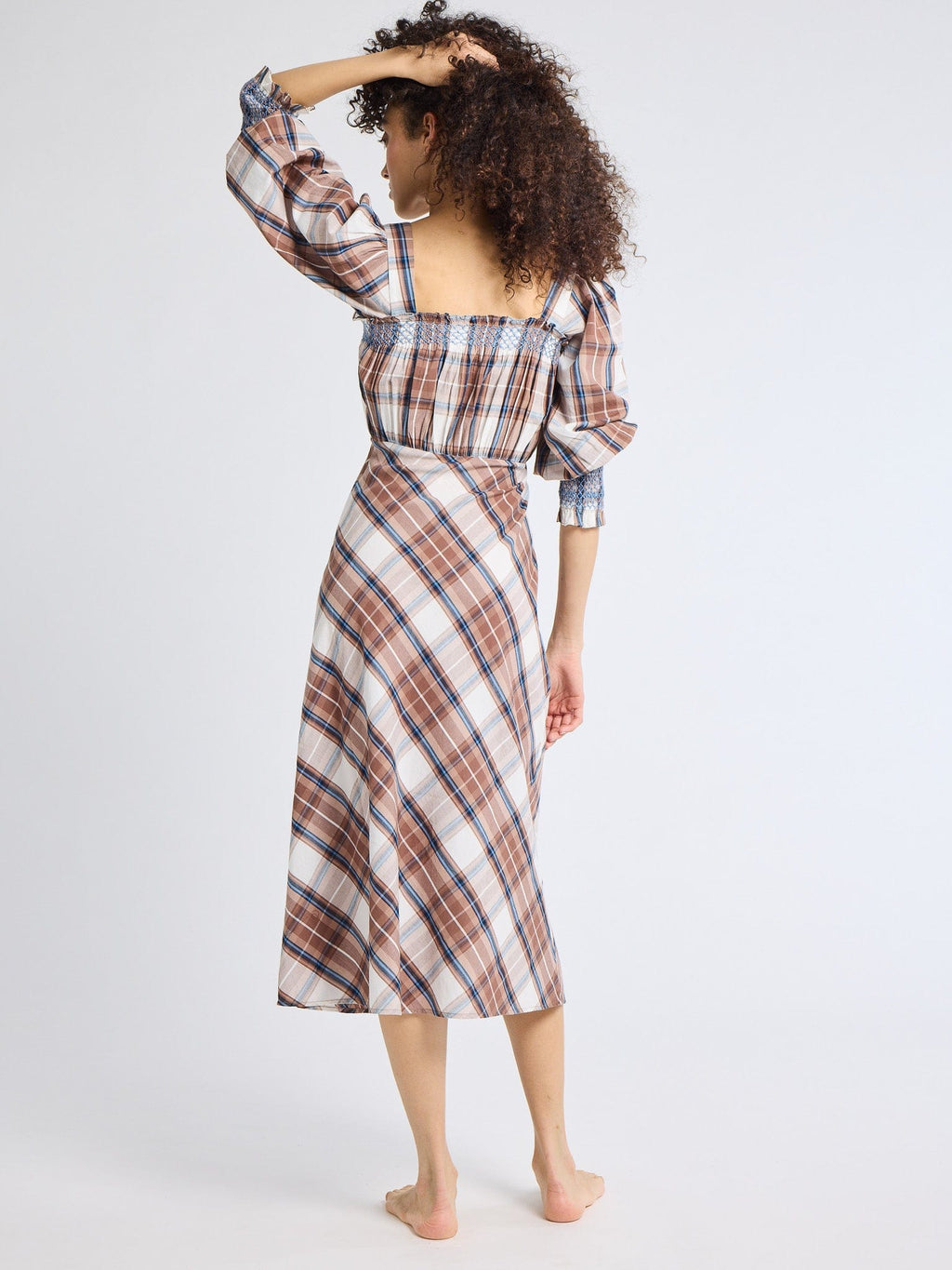 Joan Dress in Highland Plaid