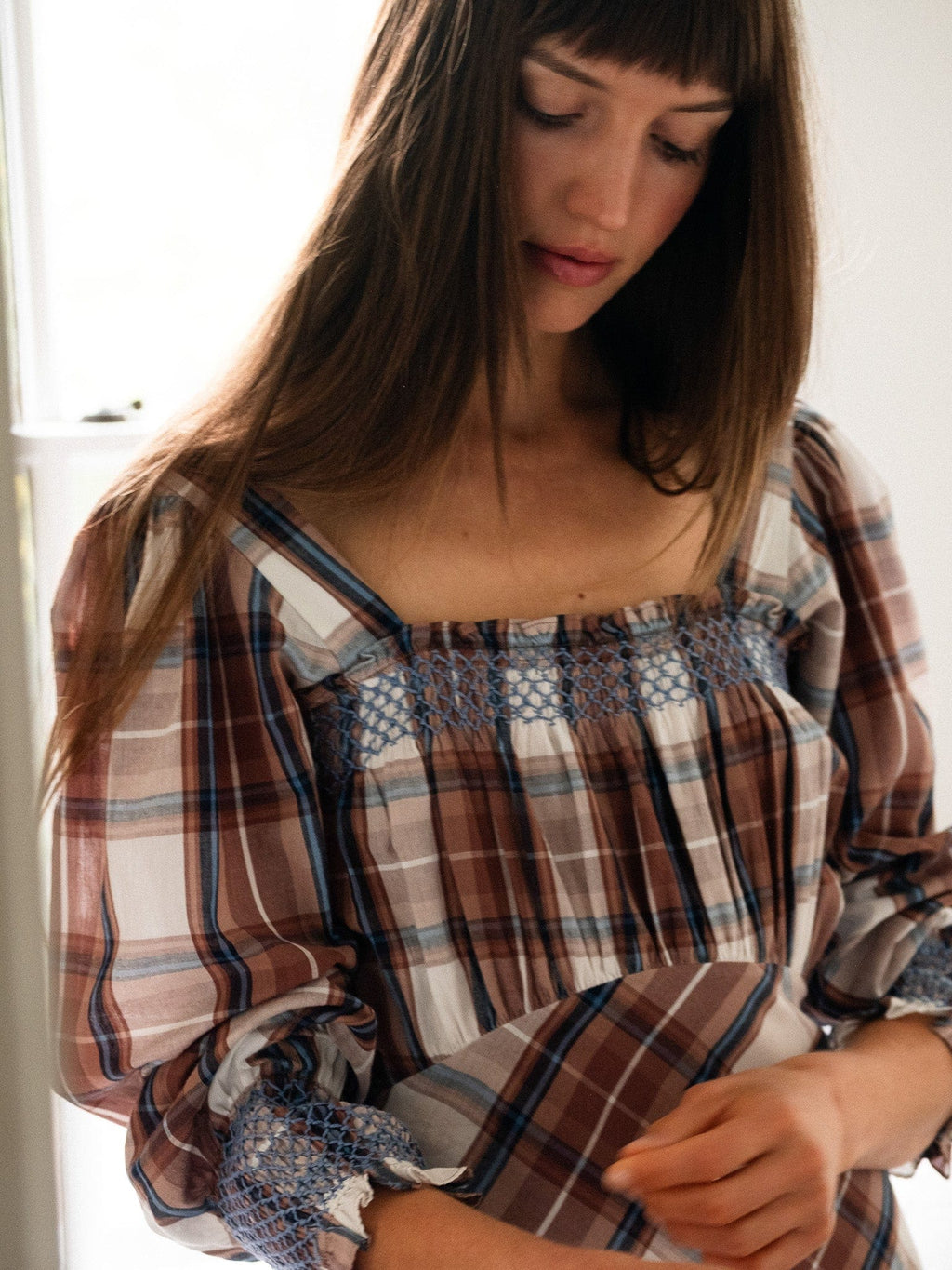 Joan Dress in Highland Plaid