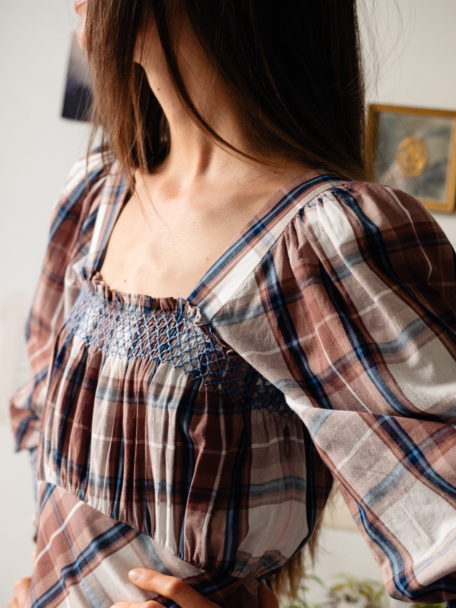 Joan Dress in Highland Plaid