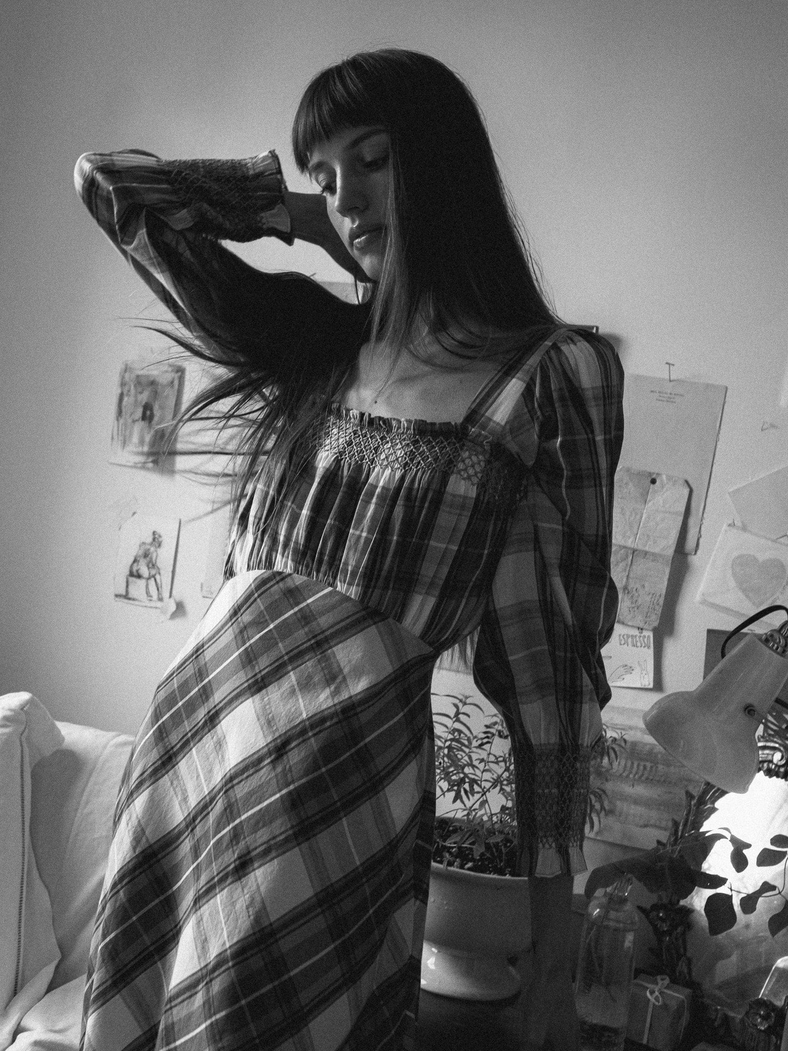 Joan Dress in Highland Plaid