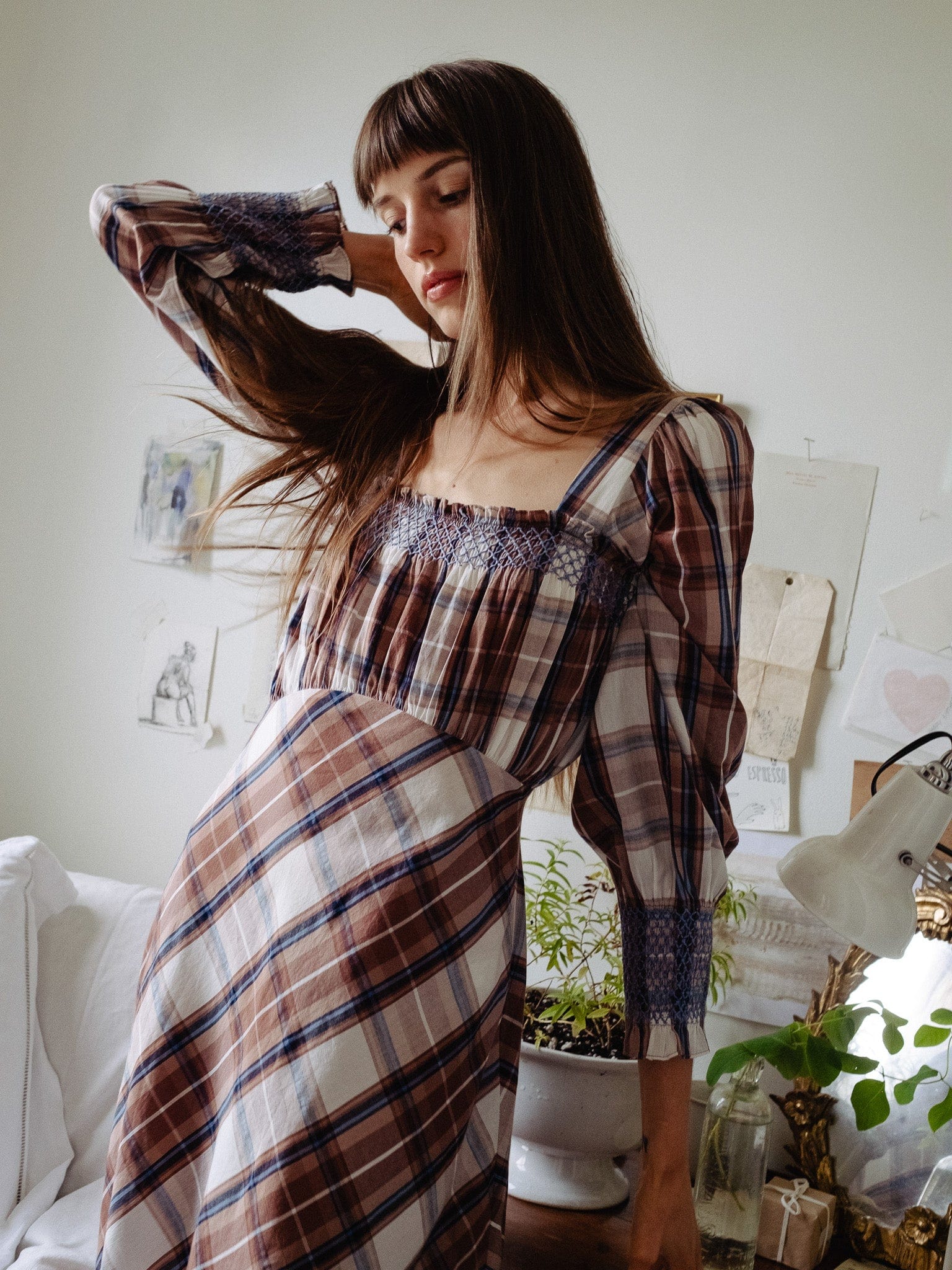 Joan Dress in Highland Plaid