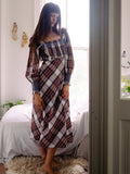 Joan Dress in Highland Plaid
