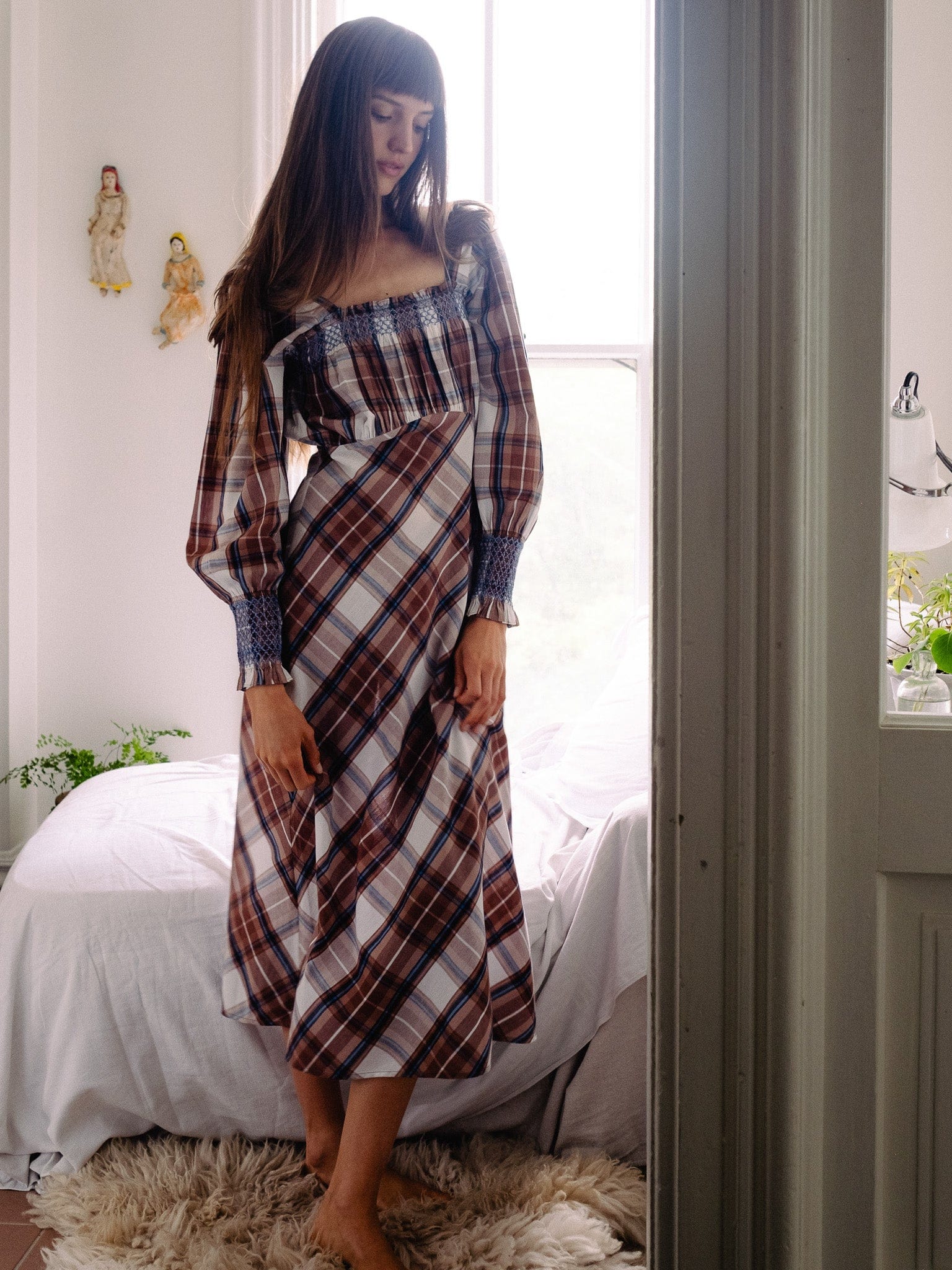 Joan Dress in Highland Plaid