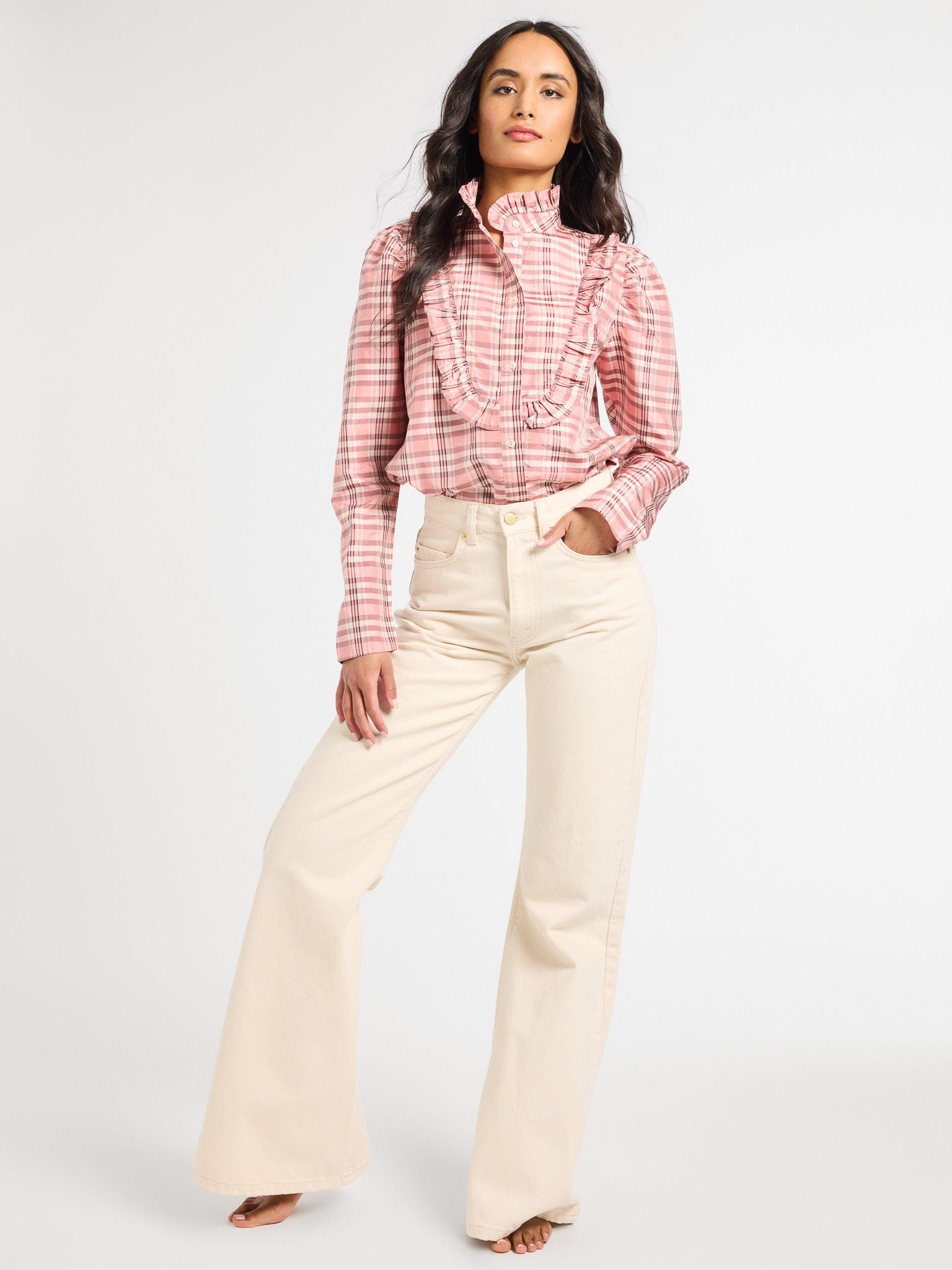 Jolie Top in Sugarplum Taffeta
