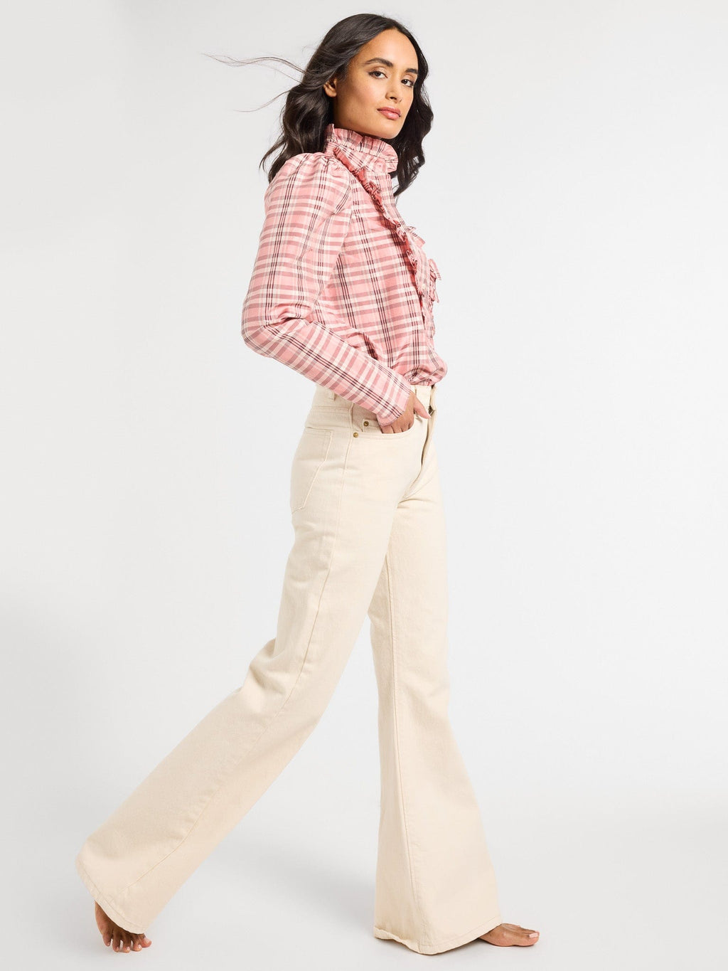 Jolie Top in Sugarplum Taffeta