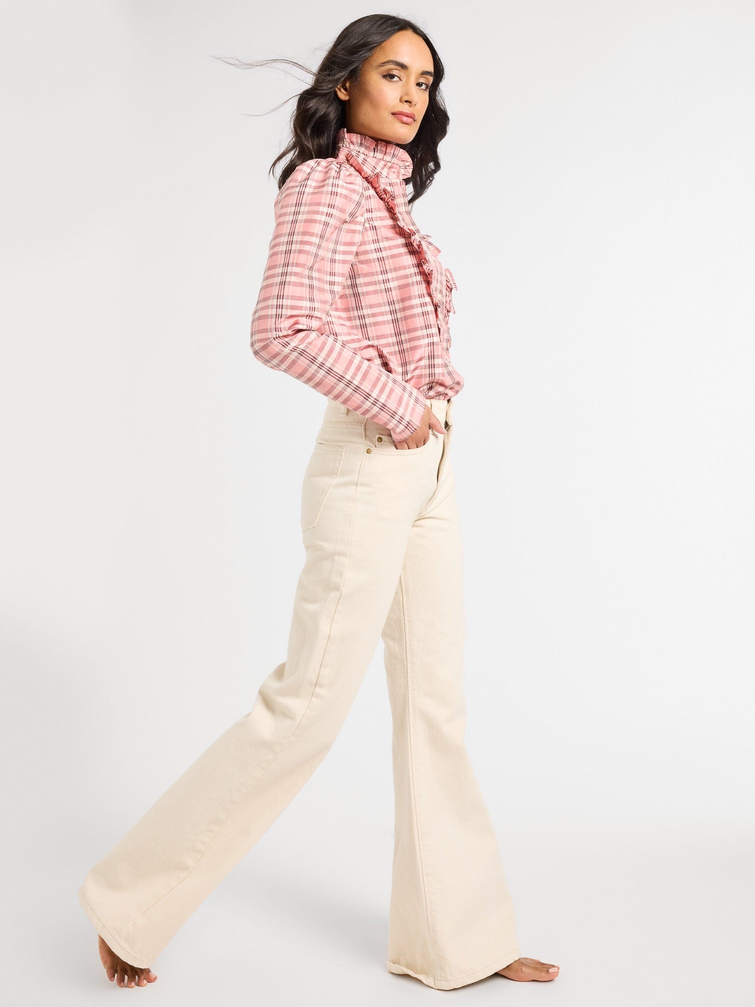 Jolie Top in Sugarplum Taffeta
