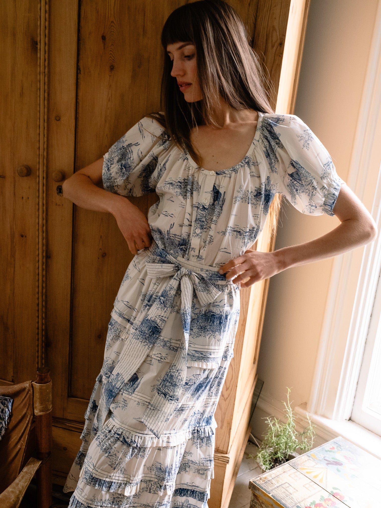 Kasia Skirt in Western Toile