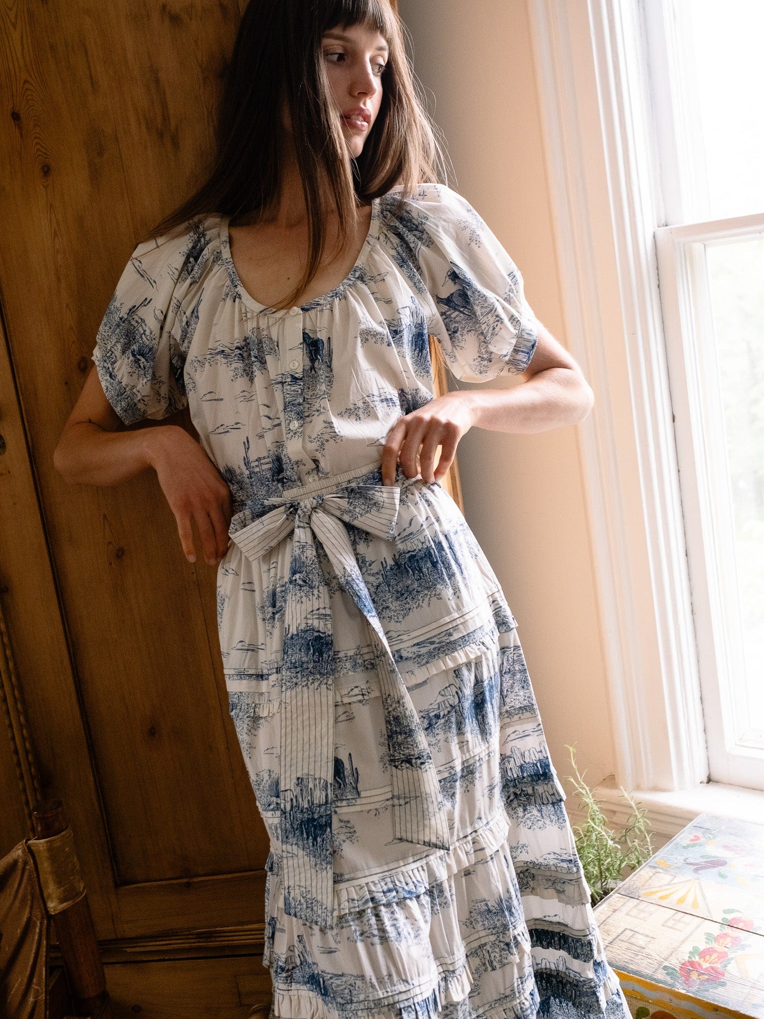 Kasia Skirt in Western Toile