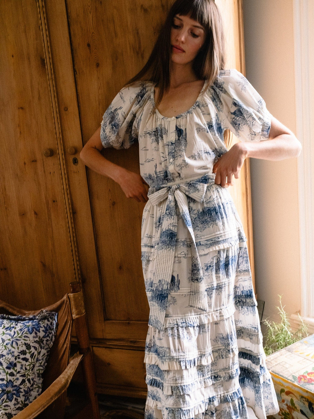 Kasia Skirt in Western Toile