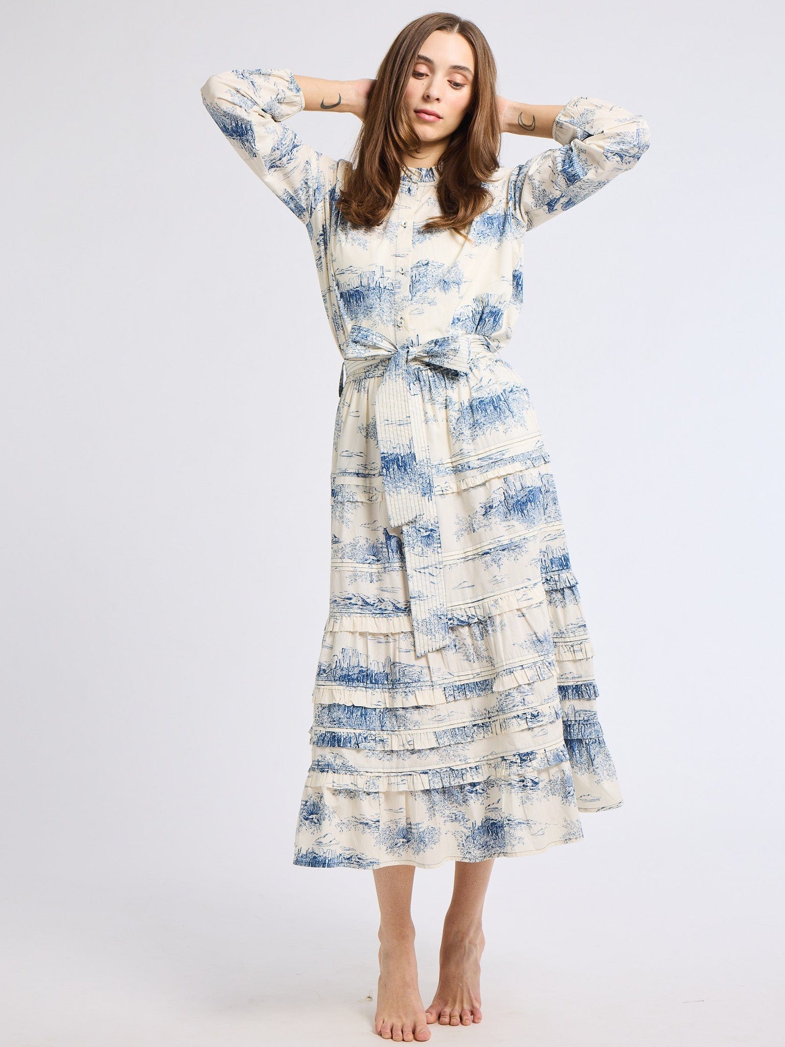Kasia Skirt in Western Toile