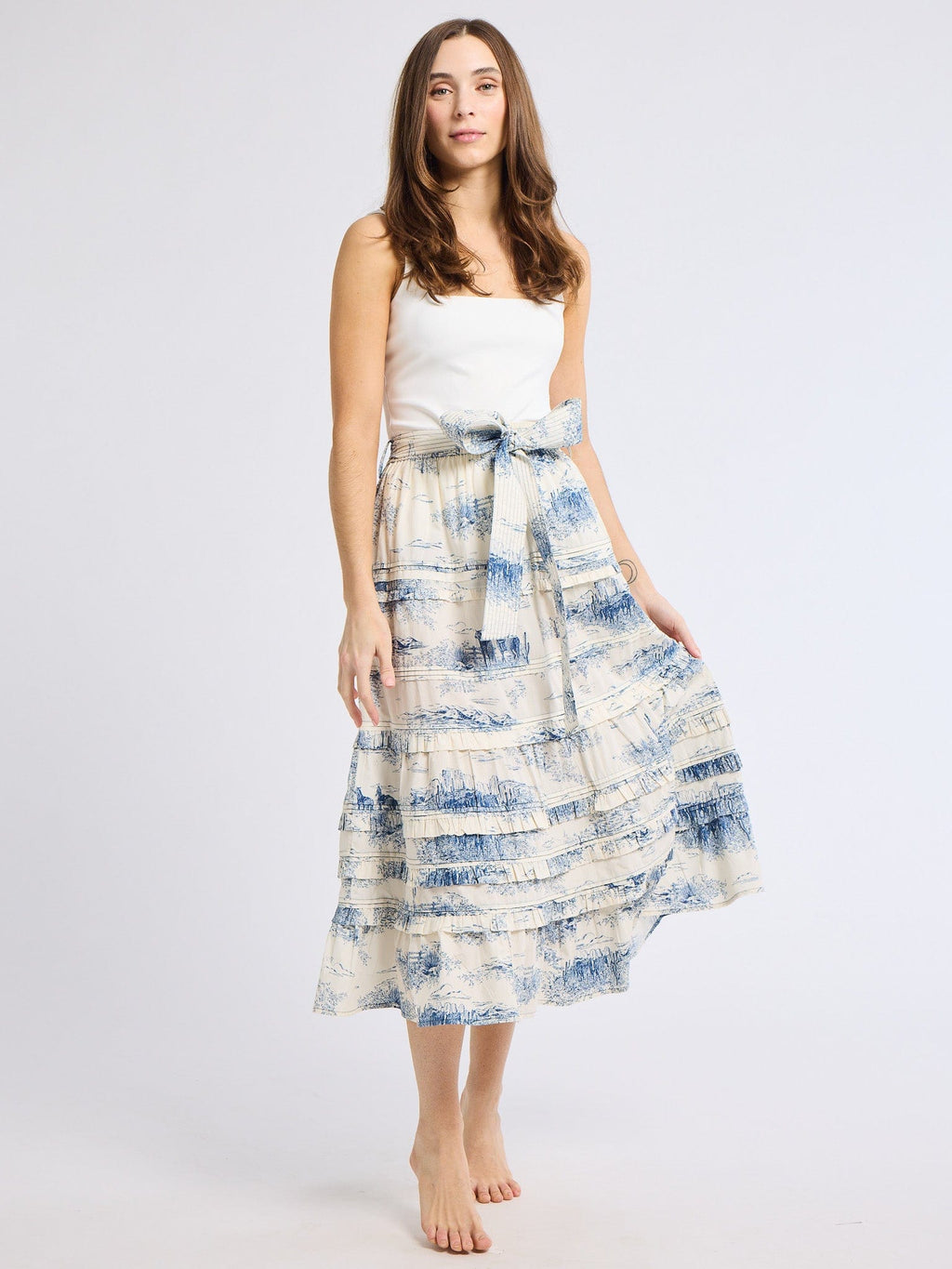 Kasia Skirt in Western Toile