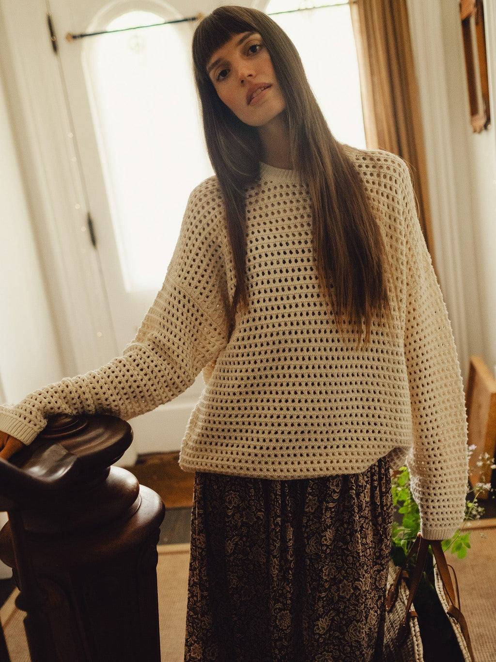 Kitty Pullover in Ivory