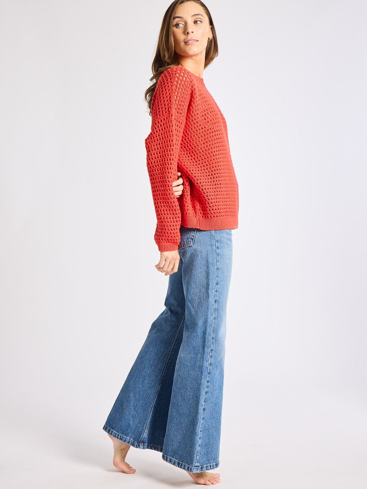 Kitty Pullover in Red