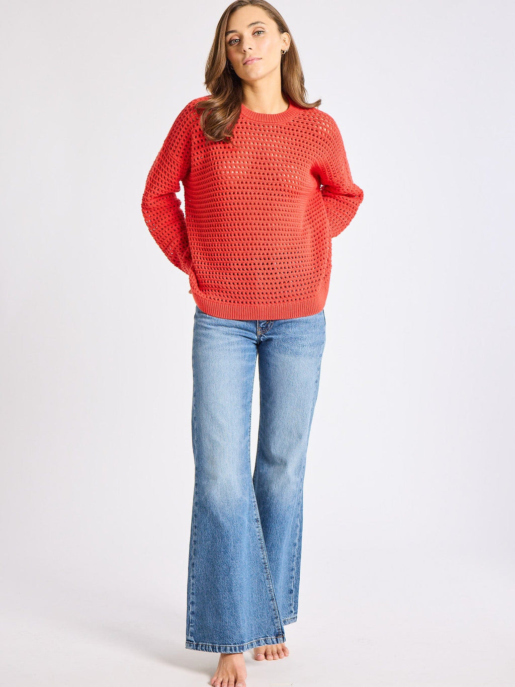 Kitty Pullover in Red