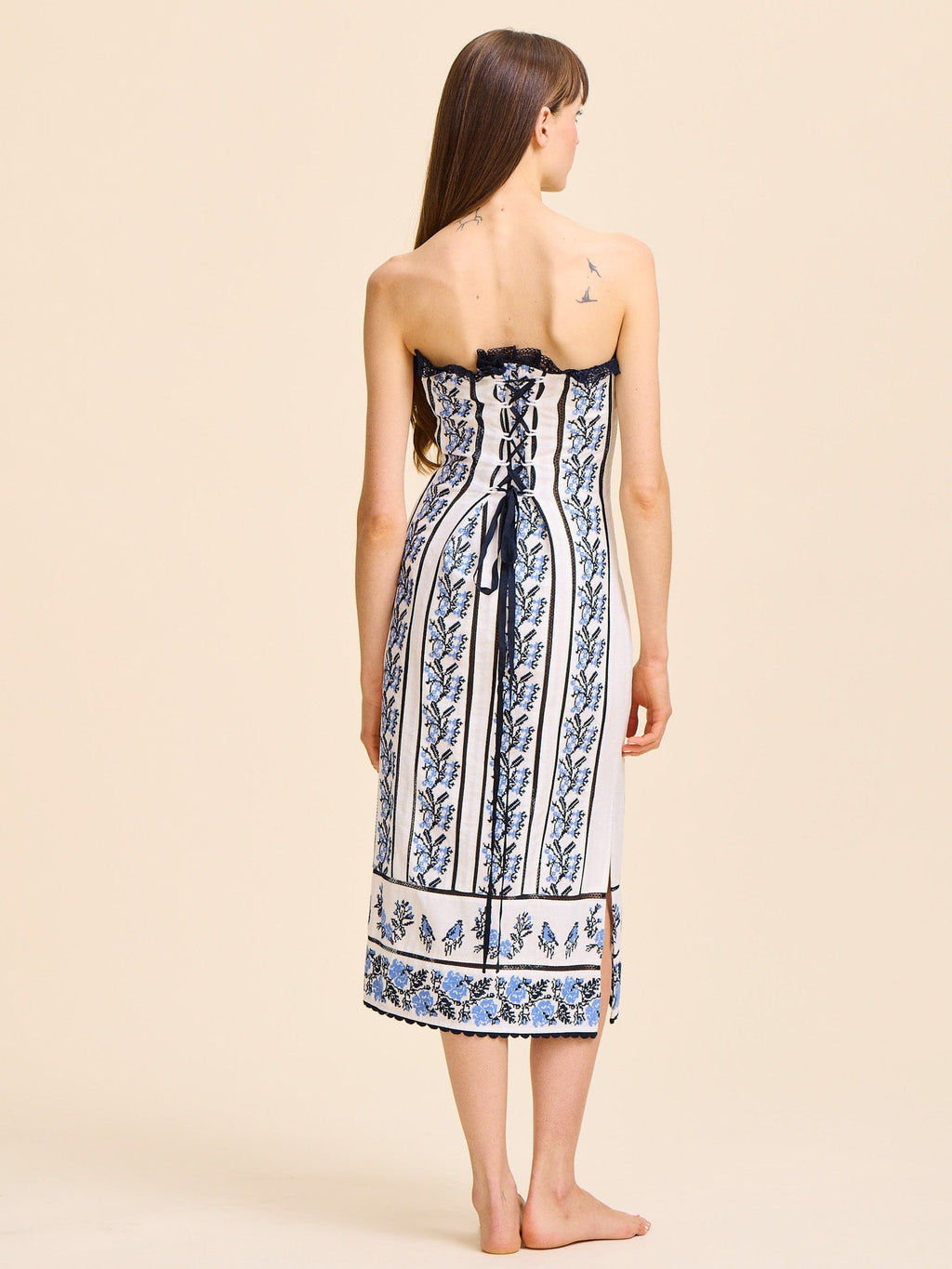 Liliana Dress in Santorini Embroidery