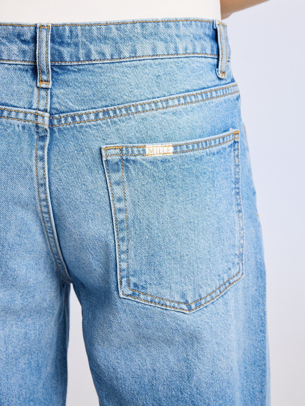 Lizzie Mid Rise Slouchy Jean in Pacific