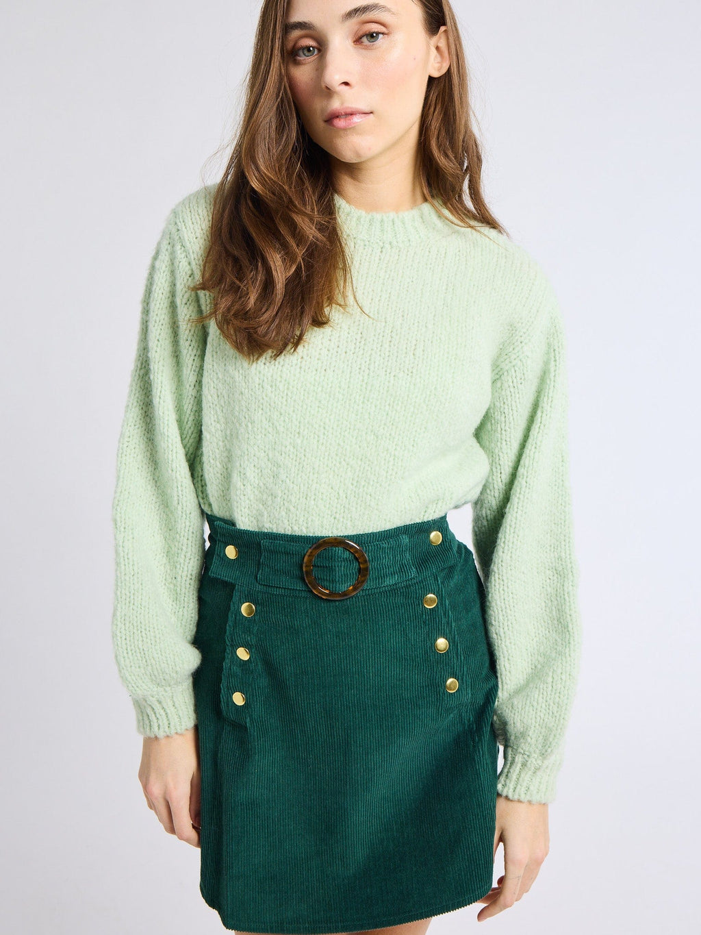Lorelei Skirt in Spruce Cord