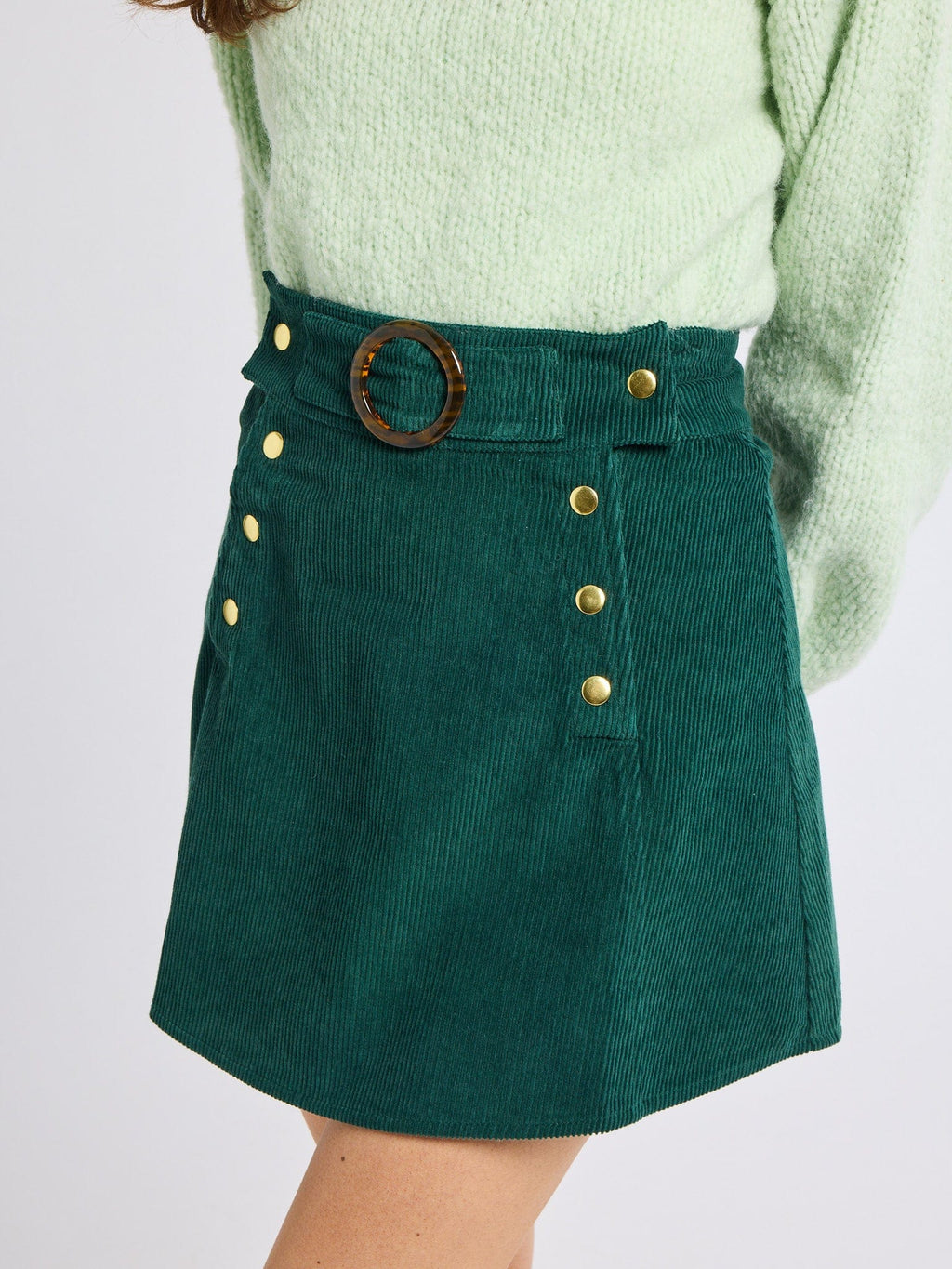 Lorelei Skirt in Spruce Cord