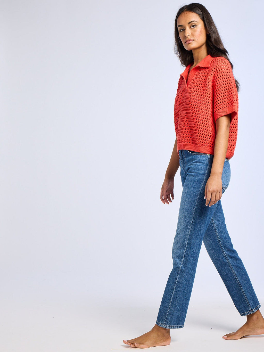 Mabel Henley in Red