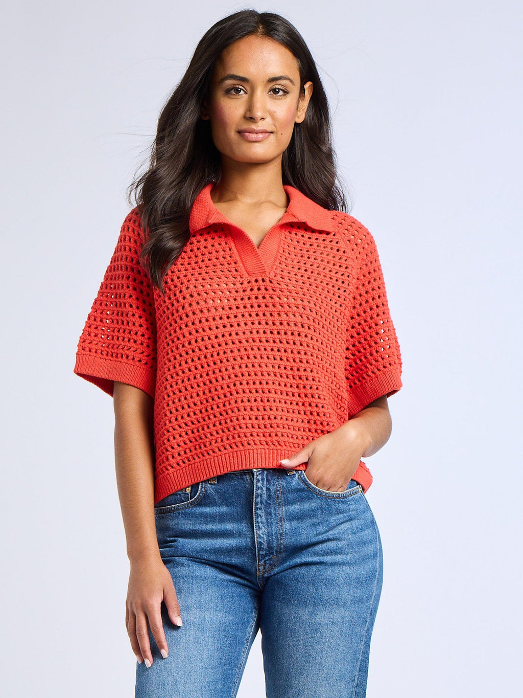 Mabel Henley in Red