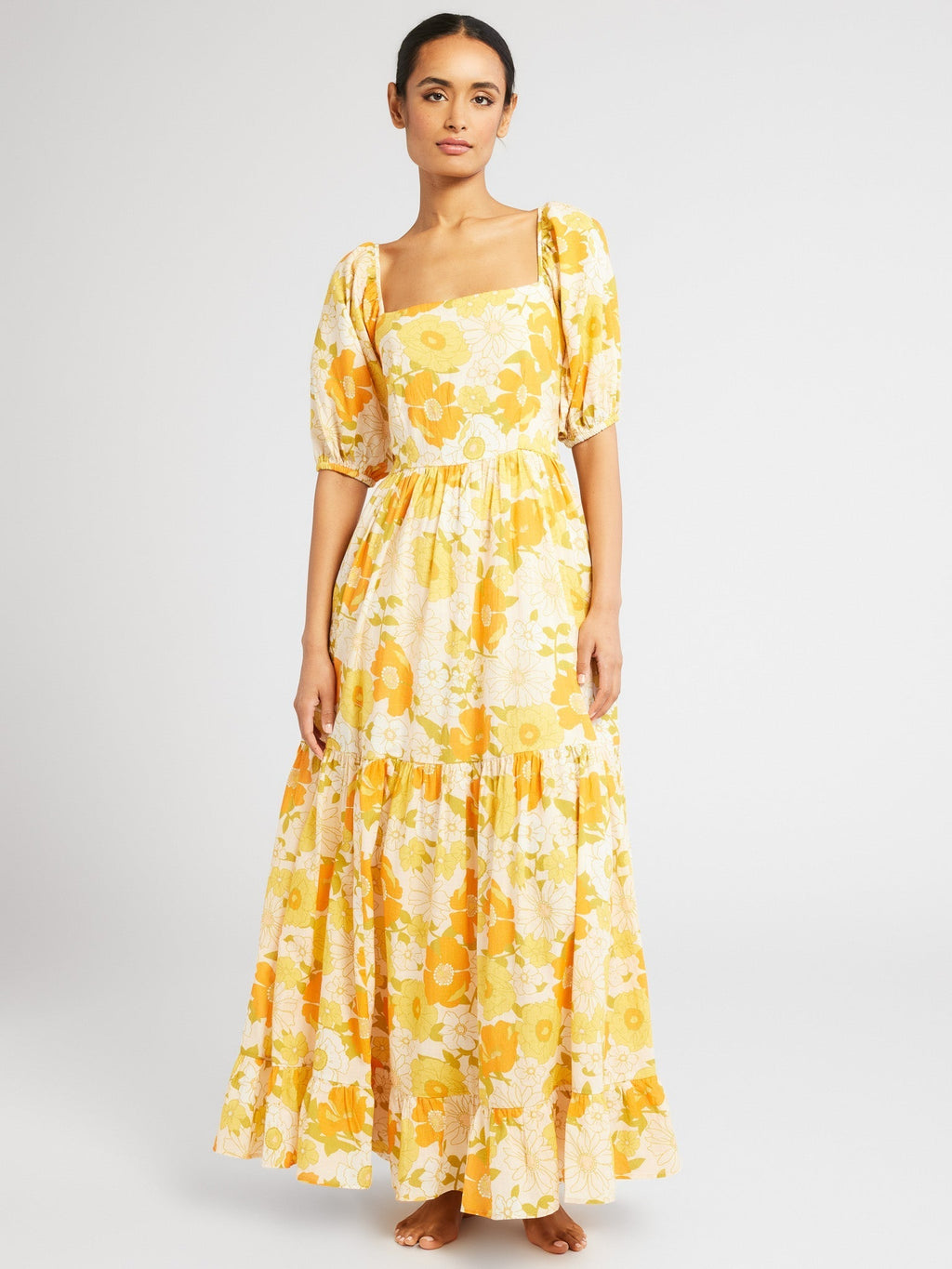 Manon Dress in Retro Floral