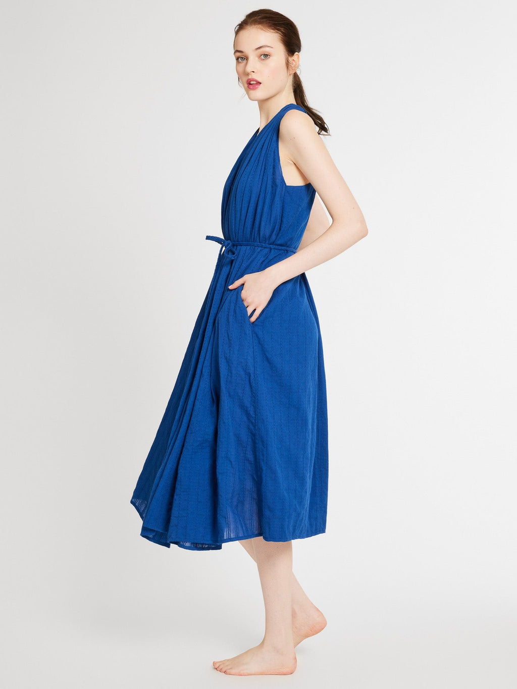 Marilyn Dress in Indigo