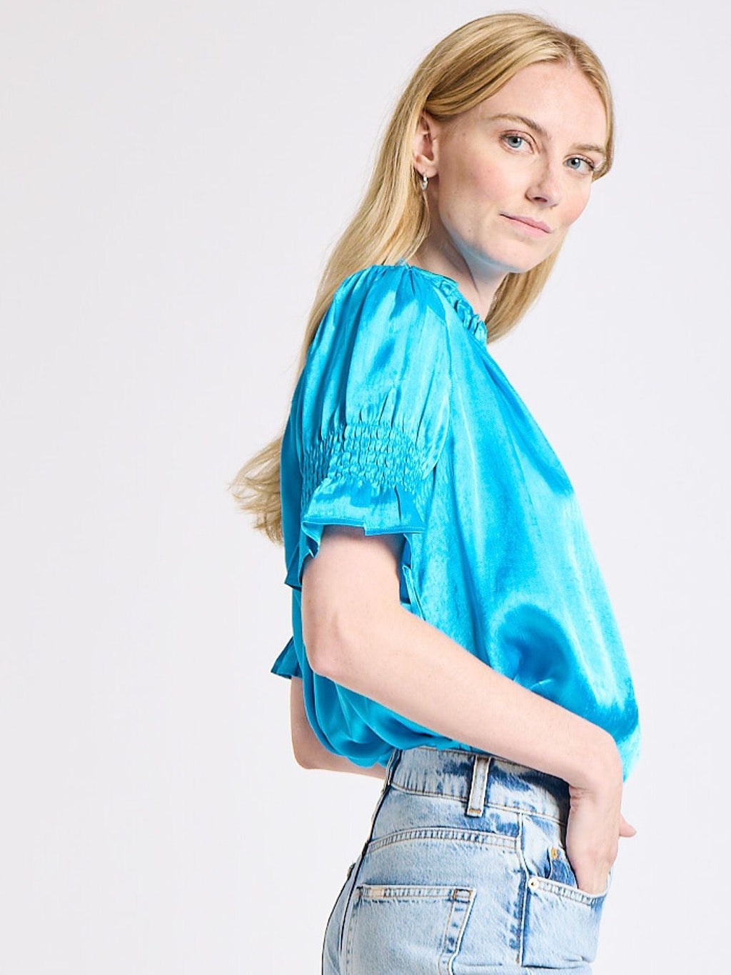 Marnie Top in Ocean