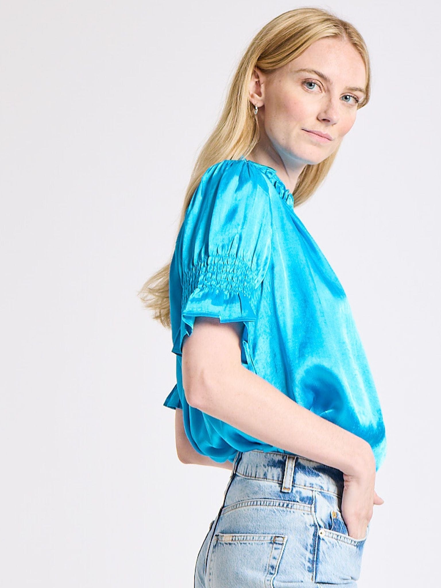Marnie Top in Ocean