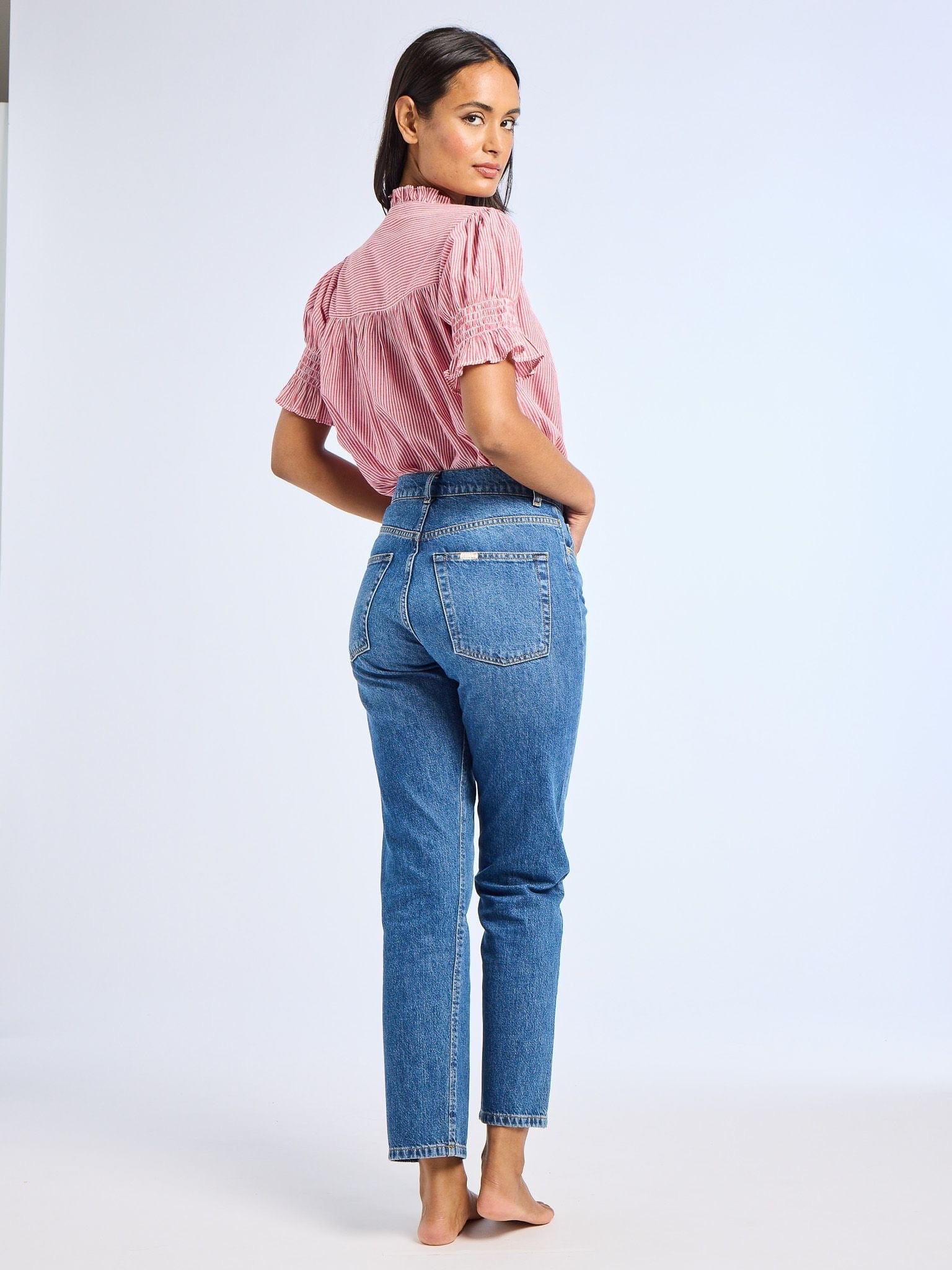 Marnie Top in Tango Stripe