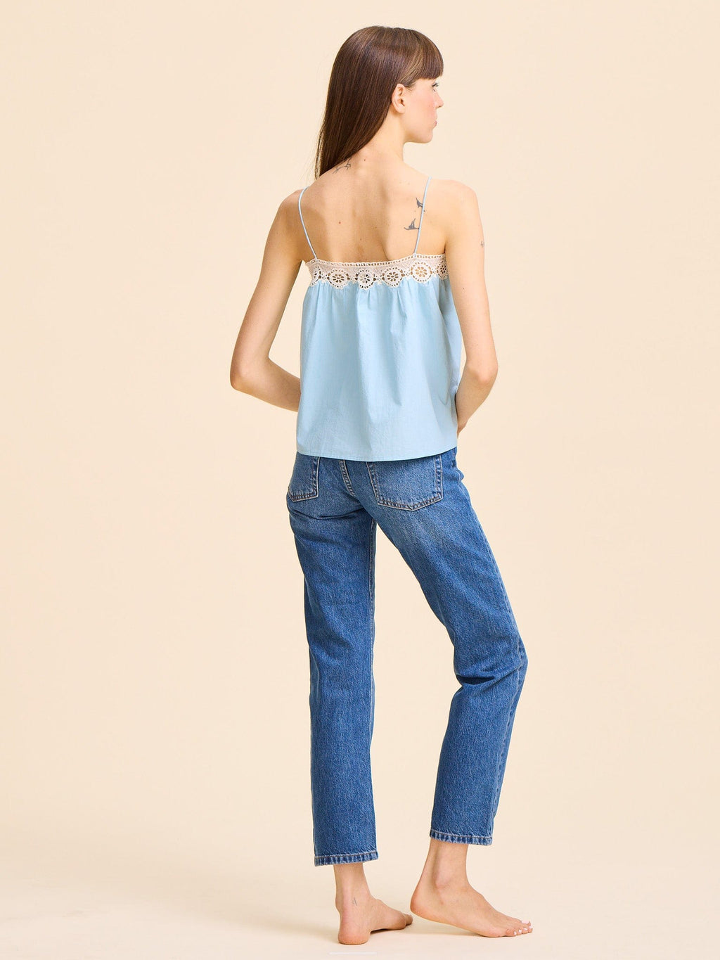 Maxine Top in Robin's Egg