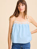 Maxine Top in Robin's Egg