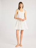 Molly Dress in White Eyelet