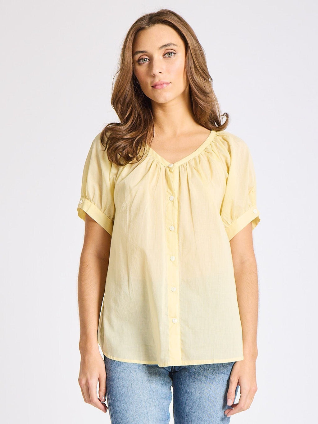 Naomi Top in Buttercream