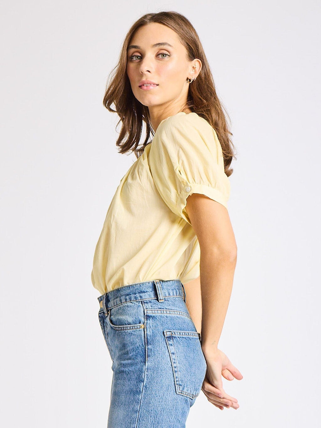 Naomi Top in Buttercream