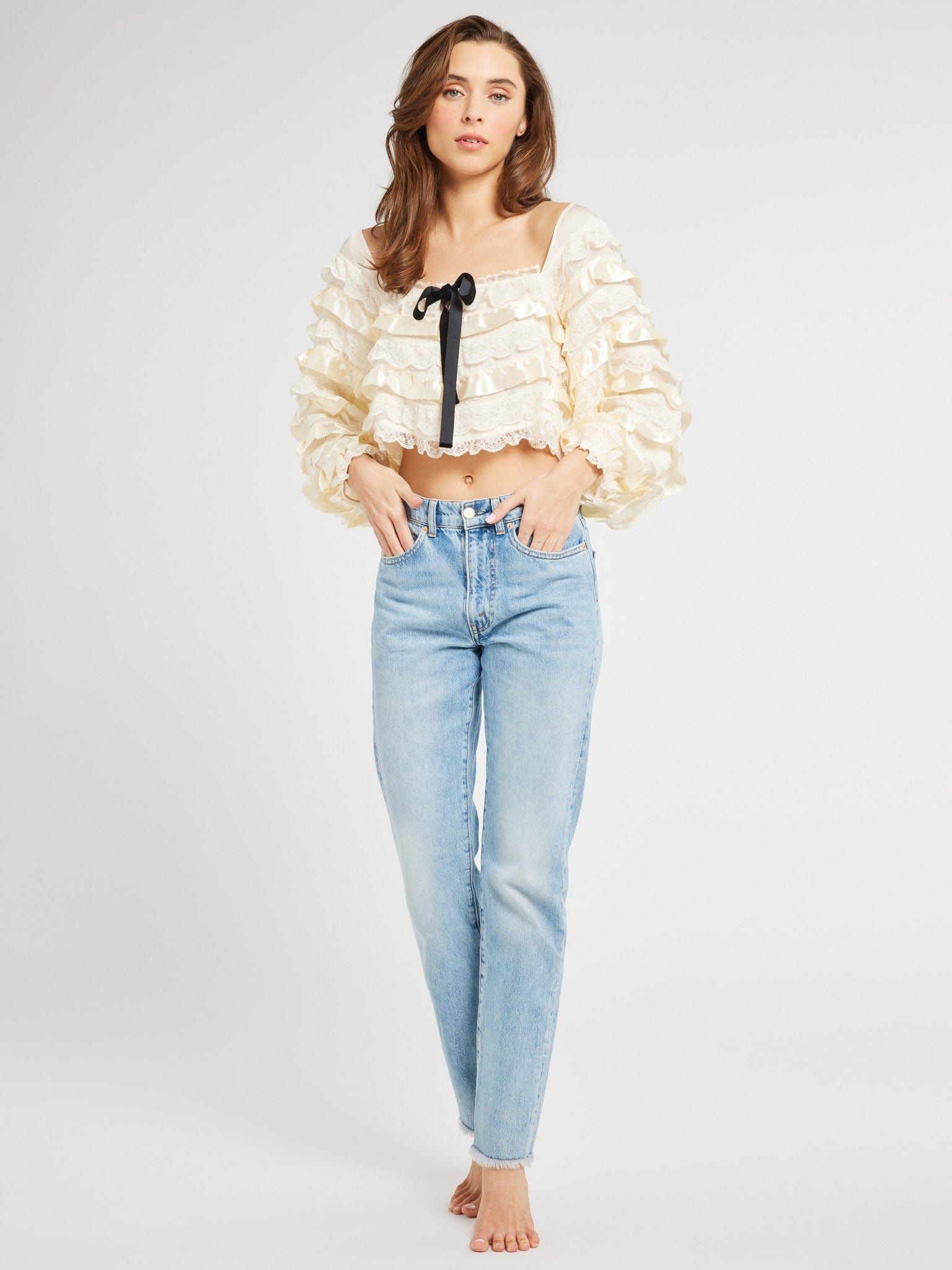 Nelle Top in Vintage Lace