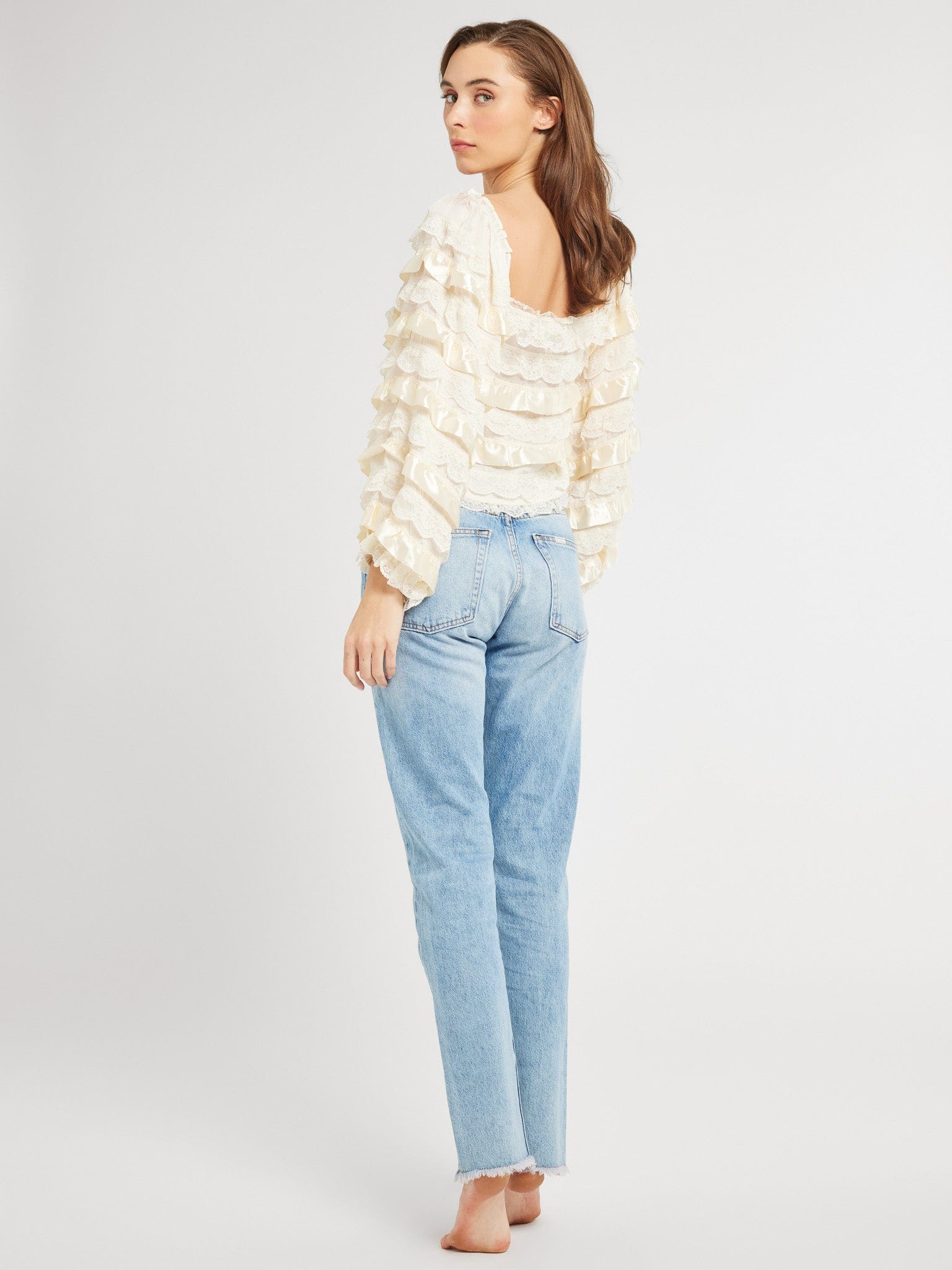 Nelle Top in Vintage Lace