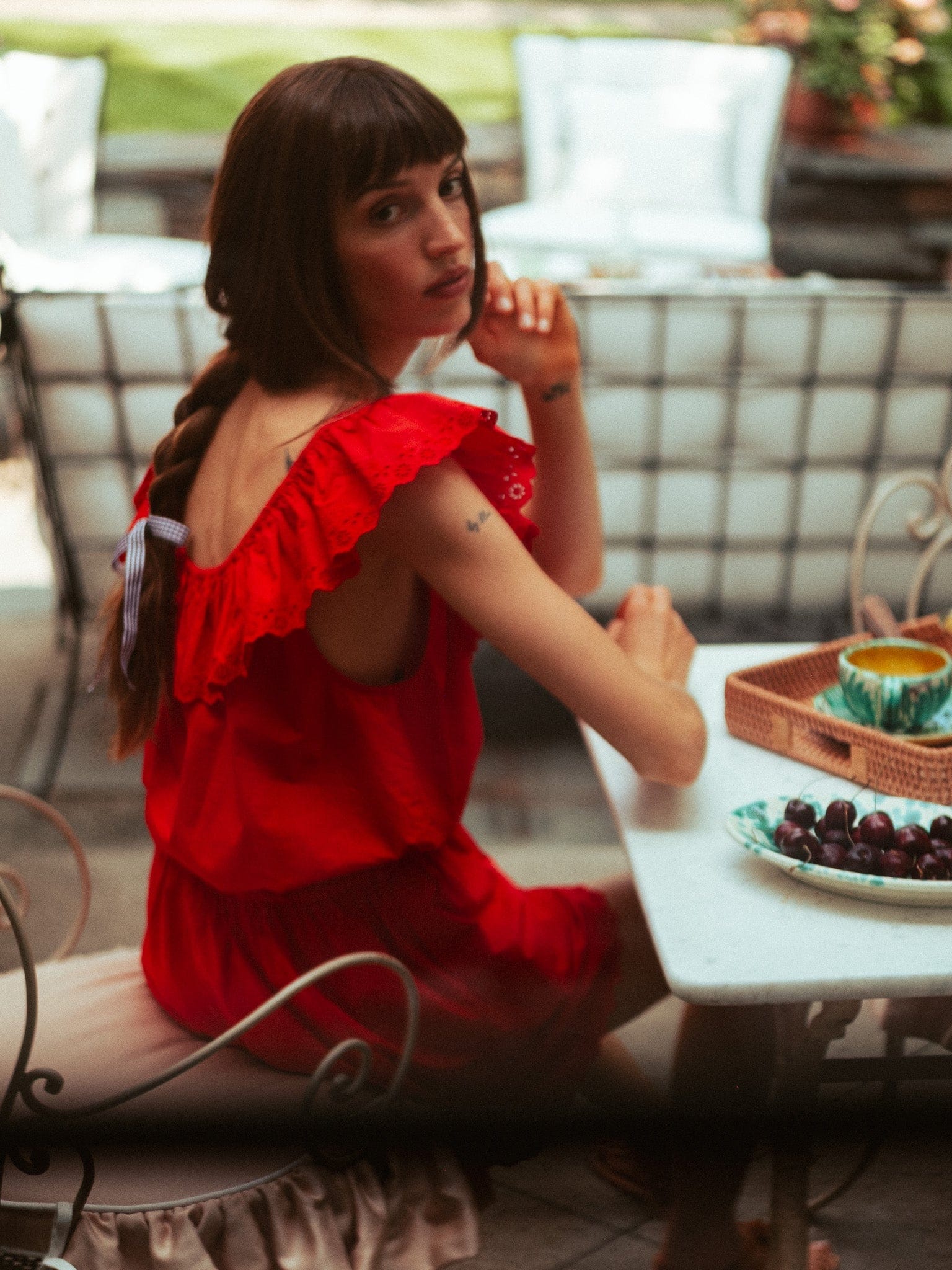 Olivia Short in Scarlet