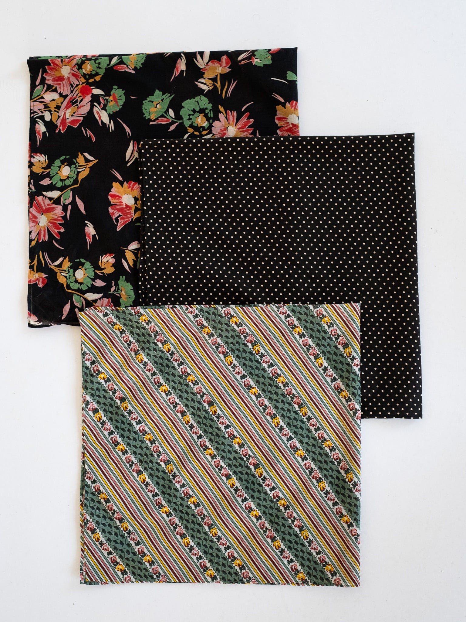 Bridgette Bandana in Rose Stripe